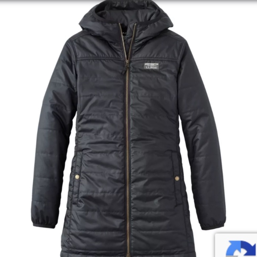 New: LL Bean Mountain Classic Puffer Coat. Black. Size 2x